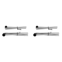 Beach Tent Poles Replacement 4 Packs Foldable Portable Aluminum Alloy Repairing Fixing Accessories for Camping Parties