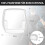 3X Screen Protector Suitable for  Intuvia - Transparent Protective Case for  Intuvia Display E Bike 6