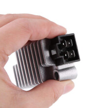 2 Pcs Motorcycle Accessories: 1 Pcs Aluminum Voltage Regulator Rectifier & 1 Pcs Regulating Rectifier