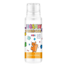 Jigsaw Puzzle Glue, 120ML Jigsaw Glue with Sponge , Non-Toxic and Quick Dry Puzzle Sealer