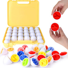 Alphabet Learning Toys 26pcs Matching Eggs Set for Toddlers Montessori Fine Motor Skills Play
