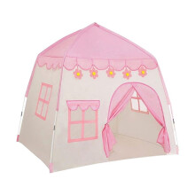 Spielzelt Drinnen und Draußen, Prinzessinnenzelt Als Geschenk für Mädchen, Großes Hauszelt für Jungen und Kleinkinder in Rosa