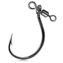 Bait Fishing Reverse Fish Hooks Reinforced Fish Hooks Quick Bait Fish Hooks for Carp, Bass, Perch, Catfish No.1/0