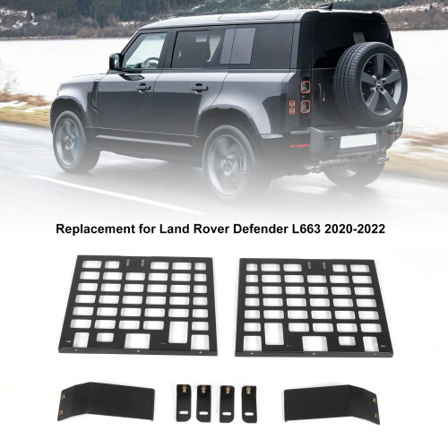 2Pcs Aluminium Storage Rack for Defender L663