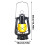 Portable Camping Lamp USB Rechargeable Hanging Tent Lantern Without Remote Control Dynamic Flame Light Battery Powered B 8