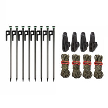 Tent Stakes Heavy Duty, Yard Stakes Metal Tent Pegs Ground Stakes Tent Pegs for Outdoor Camping Pitching Canopy,B