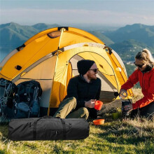 Zeltstangentasche, Wasserabweisend, Oxford-Gewebe, Trekkingstock, Wasserabweisend, Camping-Organizer, Multifunktional, mit Griff, L