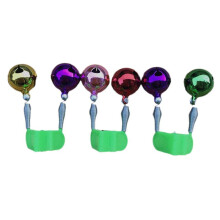 Fishing Alarm Fishing Rod Bell Rod Clamp Tip Bell Fishing Accessories Outdoor Metal Clip Colored Copper Bell