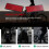 10Pair Rectangle Red Reflectors Universal for Motorcycles ATV Bikes Dirt Bikes 7