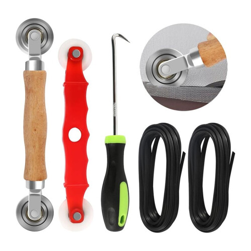 Tool Retractor Roller for Fly Screens, 4PCS Install Fly Screen Replacement Part, Fly Screen Accessory Insect Protection 1
