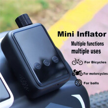 Portable Bicycle Pump 150PSI Pump with Digital PSI Pressure Gauge Motocycle MTB Road Bike Tire Inflator White