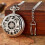 Silver New Compass, Outdoor Mountain Climbing Classic Style, Flip Compass Pocket Watch 9