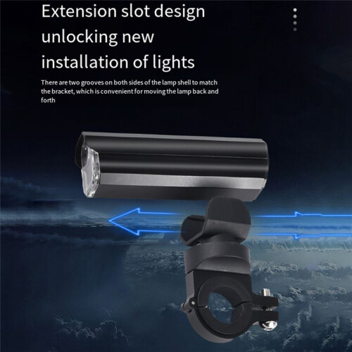 Bicycle Light Bike Headlight Bicycle Rechargeable Flashlight Handlebar USB Charging Mountain Road Highlight 2
