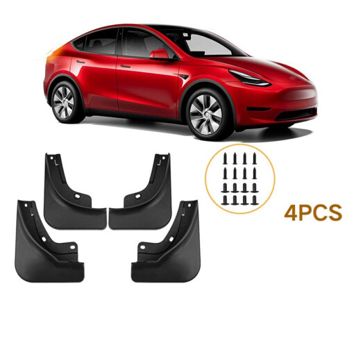 Car Mud Flaps  Guard Mudguard Mudflaps  External Cover for  Model Y 2021-2024 Small Version 1