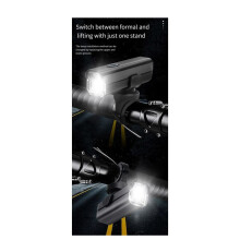 Bicycle Light Bike Headlight Bicycle Rechargeable Flashlight Handlebar USB Charging Mountain Road Highlight