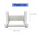 White Mechanical Keyboard Stand Ergonomic Holder Adjustable SpaceSaving Minimalist Desktop 4