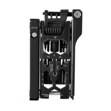 Bicycle Tire Tool Kit 38-In-1 Detachable Bicycle Tool Cycling Repair Tool Screwdriver Bits Wrench Bottle Opener Black