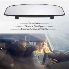 Car Baby Mirror Interior Rearview Mirror Wide-Angle Convex Rearview Mirror Anti-Glare Wide-View Auxiliary Monito