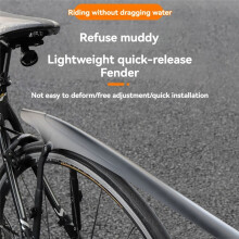 Road Cycling Mudguard Front Rear Bike Mudguard Support Adjustable Anti-Slip Bicycle Mud