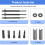Bike Bearing Disassembly Tool Bearing Puller Remove Set Motorcycle Bearing Pulling Extractor Tool Kit 3