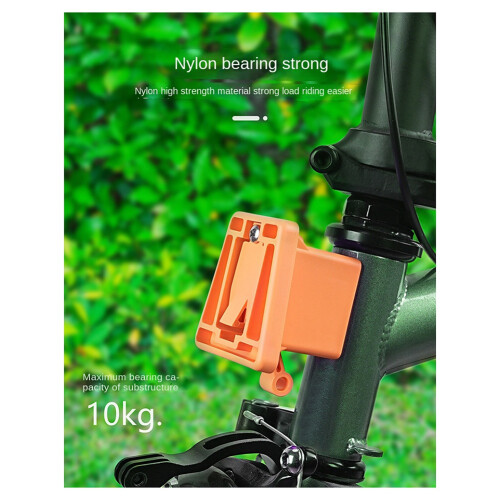 Folding Bicycle Accessories Front Rack Base Pig Nose Faucet Conversion  Riser Black 1