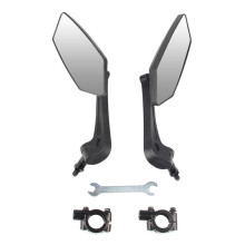 Specchietto Retrovisore per Bicicletta, Batteria, Auto, Riflettore Piatto HD Regolabile, Accessori per Biciclette