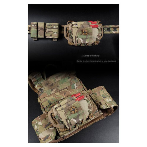Quick Deployment Kit Outdoor Quick Pull Medical Kit Utomhus Jakt Camping Emergency Survival Kit Blå 1