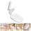 5Pcs Household Dumpling Plastic Presser White Manual Dough Press Tool 11