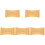 5Pièces Coussin Cou Sauna Imitation Portable Respirant 4