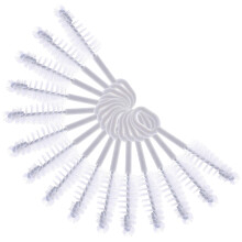 15Pièces Brosse Longue Blanche Pour Nettoyage De Gobelet