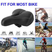 Bicycle Cycling Bum Saddle Road MTB Bike Wide Soft Pad Comfort Cushion