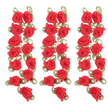 100 roses en tissu avec nĆuds pour