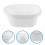 4Pièces Siège Wc Portable PU Design Sûr Démontable 11