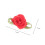 100 roses en tissu avec nœuds pour 2