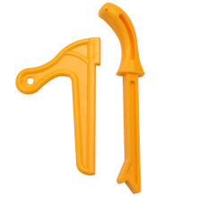 Yellow Plastic Woodworking Practical Push Block Hand Saw Plastic Push Sticks Tool Set for Woodworkers and Use Table Saws,Router Tables