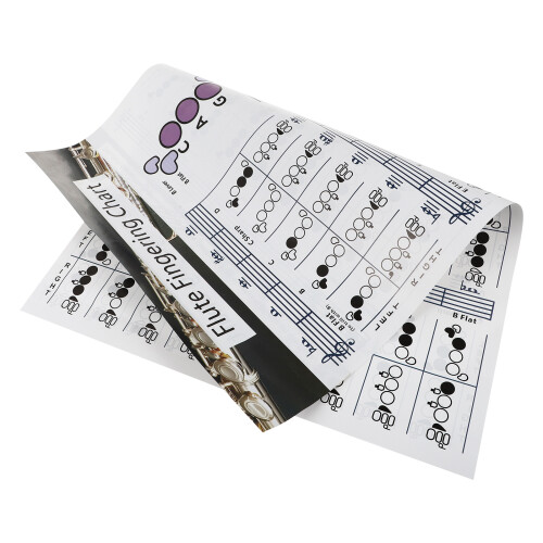 Flute Chart Chord Learning Aid Music Chord Poster For Beginner