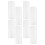 32 Pcs Polystyrene Foam Balls And Cylinders 15 Cm White For Diy 3