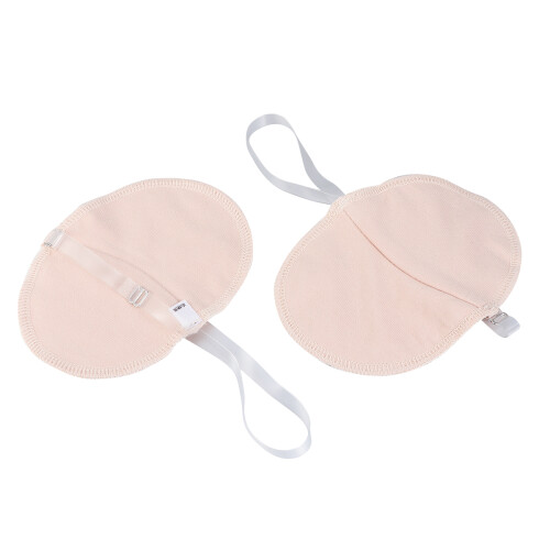 5Pairs Washable Beige Underarm Pads Reusable Armpit Guards