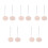 5Pairs Washable Beige Underarm Pads Reusable Armpit Guards 3
