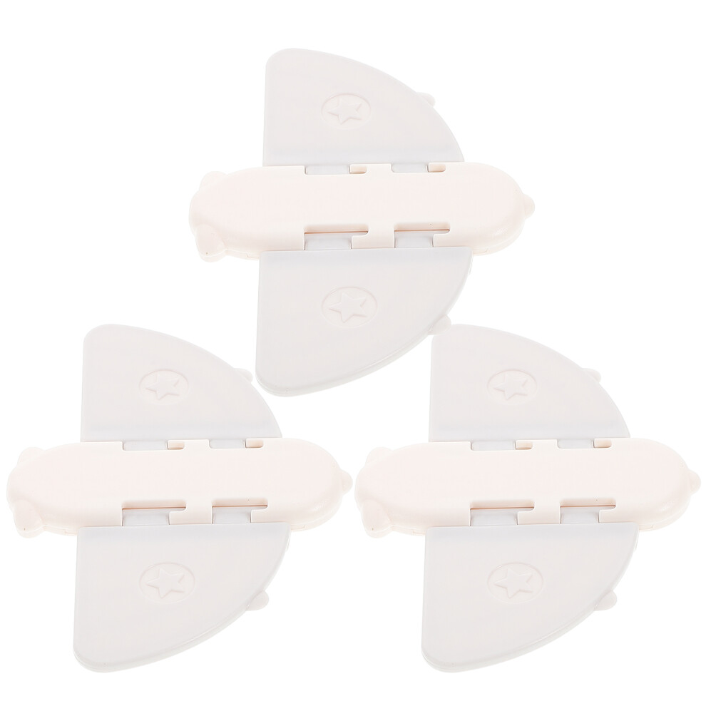 Iplusmile 12Pcs Baby Proof Sliding Door Locks Beige Silicone Child Safety Locks