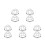 10 Pcs Round Fire Alarm Sensor Cover Flush Mount Wall Sprinkler Cage 5