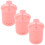 15Pièces Flacon Mousse Rose Et Manuel Pour Voyage 1