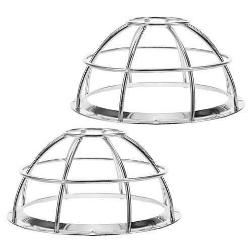 10 Pcs Round Fire Alarm Sensor Cover Flush Mount Wall Sprinkler Cage 1