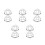10 Pcs Round Fire Alarm Sensor Cover Flush Mount Wall Sprinkler Cage 10