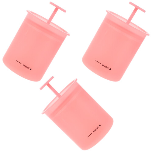 15Pièces Flacon Mousse Rose Et Manuel Pour Voyage 1