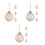 12Pcs Clear Plastic Baubles for Xmas Tree Crafts 4