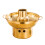 2Pièces Récipient Dessert Inox Doré Pot Cuisine Durable Multi-Usage 1