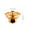 2Pièces Récipient Dessert Inox Doré Pot Cuisine Durable Multi-Usage 10