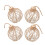12Pcs Clear Plastic Baubles for Xmas Tree Crafts 3