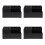 4Pcs Black ABS Scissors Holder Hairdressing Tool Storage Box for Home 9